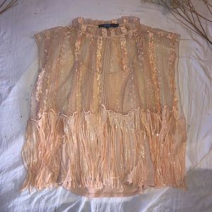 Anthropology sequin top